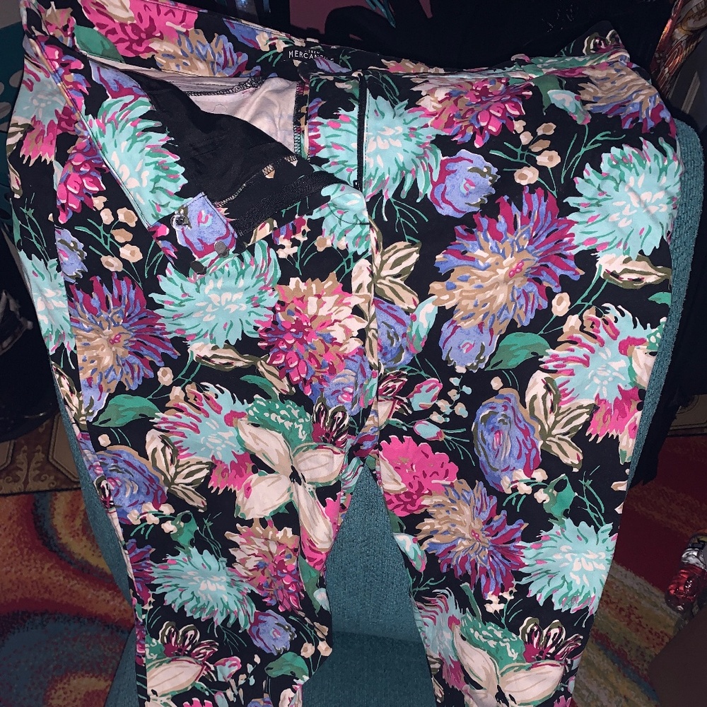J.Crew Floral Pants